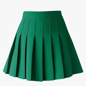 Tonchengsd high waist pleated mini skater/tennis skirt size XL